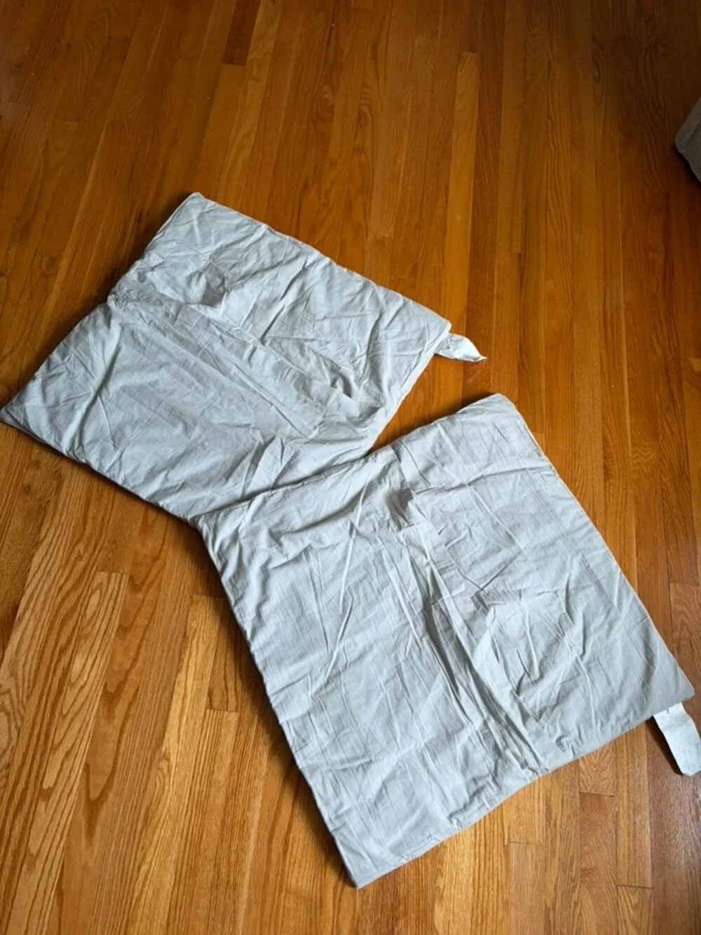 Pottery Barn Gray Cotton Euro Shams